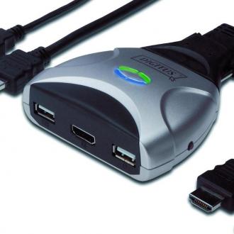  Digitus Mini KVM Switch USB/HDMI 69163 grande