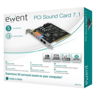  Oem Ewent PCI Sound Card 7.1 PCI rev1 66394 grande