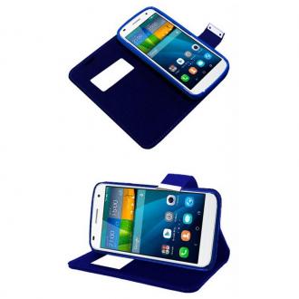  Funda Flip Cover Azul para Huawei Ascend G7 - Accesorio 71447 grande