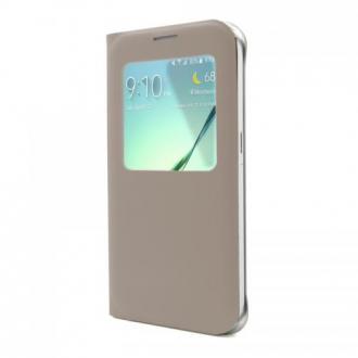  imagen de Funda Flip-S Dorada para Galaxy S6 71632