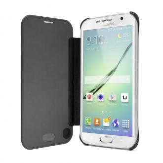  Funda Flip-S Negro Transparente para Galaxy S6 72291 grande