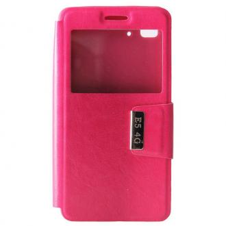  Funda Libro View Cover Rosa para Bq Aquaris E5 4G 101084 grande