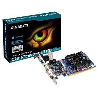  imagen de Gigabyte GF GT210 1GB DDR3 LP PCI-E CTLR 1GB 590MHZ VGA DVI HDMI IN 87679