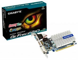  imagen de Gigabyte GeForce GT 210 1GB GDDR3 Low Profile 87621