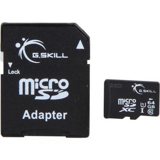  imagen de G.Skill MicroSDXC 64GB Clase 10 + Adaptador SD 69181