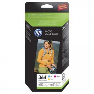  HP Pack Cartuchos Color Nº364+Papel fotografico 85 hojas 62733 grande