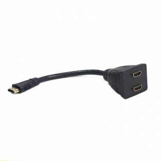  imagen de Iggual Cable Adaptador HDMI(M) a 2xHDMI(H) 0.2Mts 126753