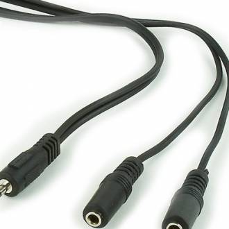  imagen de Iggual Cable de Audio Divisor 3.5mm 2x(H) 5 Metros 123732