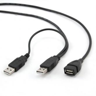  imagen de Iggual Cable ExtensiÃ³n Doble USB(M)-USB(H) 1.8 Mts 108473
