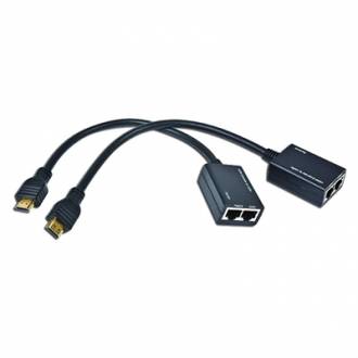  imagen de Iggual Cable Extensión HDMI x RJ45 LAN hasta 30Mts 126780