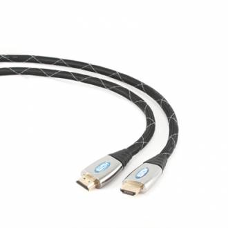  imagen de Iggual Cable HDMI 4K 3D (M)-(M) Mallado Gold 3 Mts 126746