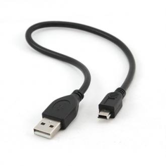  Iggual Cable USB 2.0 a miniB 5p 0.3 Mts Negro - Cable USB 114374 grande