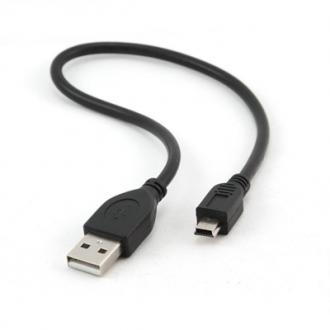  imagen de Iggual Cable USB 2.0 a miniB 5p 0.3 Mts Negro - Cable USB 108167