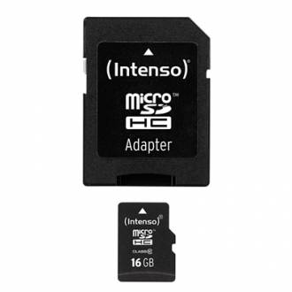 Intenso 3413470 Micro SD clase 10 16GB c/adapt 129219 grande