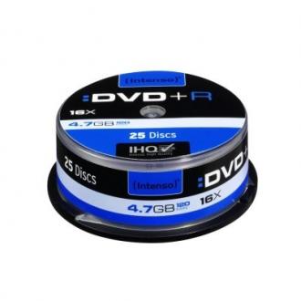  Intenso DVD+R 4.7GB 16x Tubo 25 unidades 108413 grande