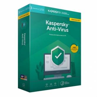  imagen de Kaspersky Antivirus 2019 3L/1A RN 128577