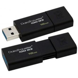  Kingston DataTraveler DT100G3 16GB USB 3.0 Negro 119168 grande