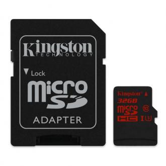  MEMORIA 32 GB MICRO SDHC KINGSTON CLASE 3 + ADAPTADOR SD 92677 grande