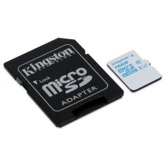  Kingston MicroSD Action Camera 16GB Clase 10 UHS-I U3 + Adaptador 92687 grande