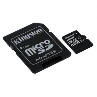  Kingston microSDHC 16GB Clase 10 UHS-I + Adaptador 113277 grande