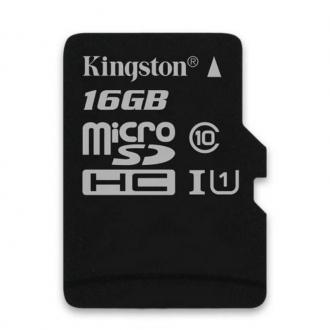  Kingston microSDHC 16GB Clase 10 UHS-I + Adaptador 63726 grande