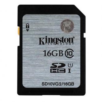  imagen de Kingston 16GB SDHC Clase10-UHS-I - Tarjeta SD 90390
