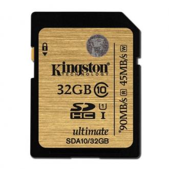  imagen de MEMORIA 32 GB SDHC KINGSTON CLASE 10 UHS-I ULTIMATE 90397