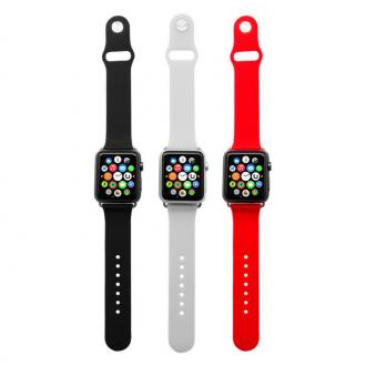  Kit 3 Correas para Apple Watch 42mm Rojo/Negro/Blanco 93892 grande