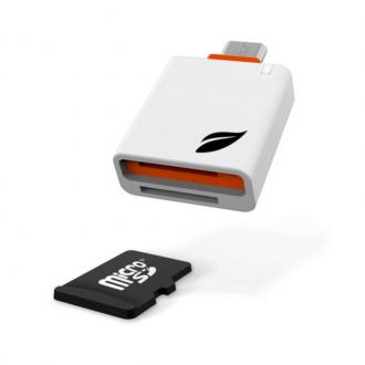  imagen de Leef Access Lector de tarjetas MicroSD/Lightning Blanco - Accesorio 70180