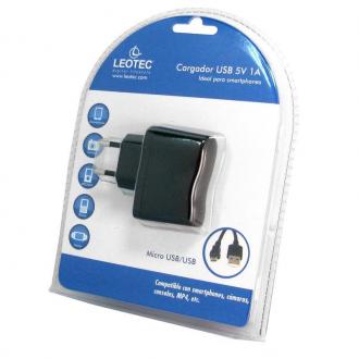  imagen de Leotec Cargador Smartphone 5V 1A Micro USB 70095