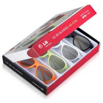  LG AG-F315 Pack 4 Gafas 3D Estereóscopico Colores 76455 grande
