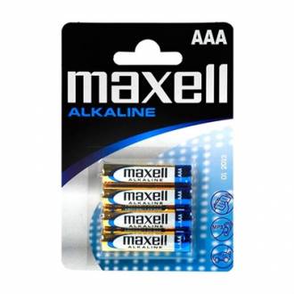  Maxell pila alcalina 1.5V Tipo AAA Pack4 130256 grande