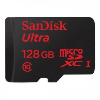 MEMORIA 128GB MICRO SDHC ULTRA SANDISK CLASE 10 + SD ADAPTOR 80 MB 113282 grande