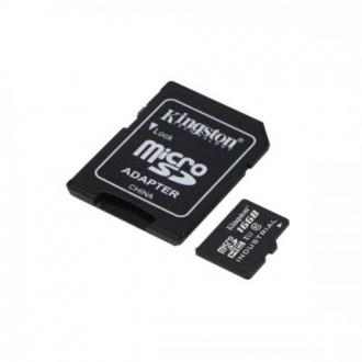  imagen de MEMORIA 16GB MICRO SDHC KINGSTON UHS-I CLASS 10 + ADAPTADOR SD 111860