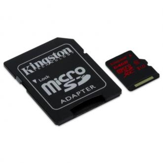  MEMORIA 64 GB MICRO SDHC KINGSTON CLASE 3 + ADAPTADOR SD 109309 grande