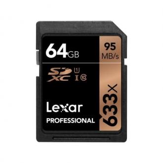  imagen de MEMORIA 64 GB SDHC LEXAR 633X PRO CLASE 10 111497