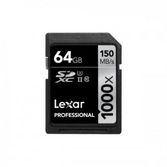  MEMORIA 64 GB SDXC LEXAR 1000X PRO UHS-II CLASE 10 111500 grande