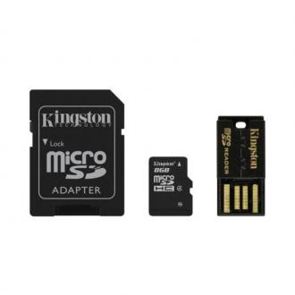  Kingston Micro SD 8GB Multi-Kit Clase 4 - Tarjeta Memoria 109308 grande