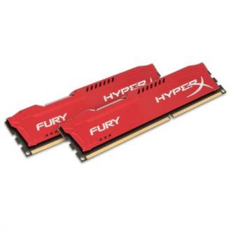  imagen de Kingston HyperX Fury Red 16GB (2x8GB) 1600 MHz (PC3-12800) CL10 - Memoria DDR3 108702