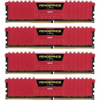  imagen de MEMORIA KIT 32 GB (4X8 GB) DDR4 PC 2400 CORSAIR LPX VENGEANCE RED 112716