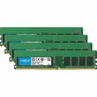  Memoria RAM Crucial DDR4 2400 PC4-19200 64GB 4x16GB CL17 ECC 126526 grande