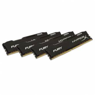  imagen de Memoria Ram Kingston HyperX Fury Black DDR4 2933MHZ 4x16GB CL17 126528