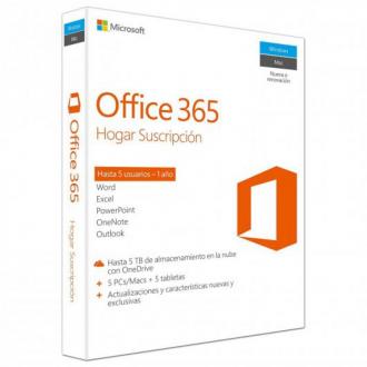  Microsoft Office 365 Hogar 1 Año 115550 grande