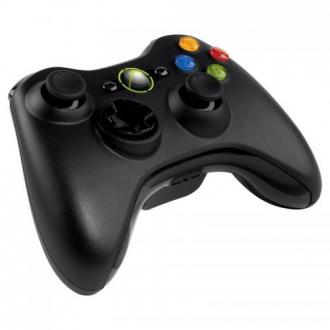  Microsoft Xbox 360 Wireless Controller Black 78929 grande