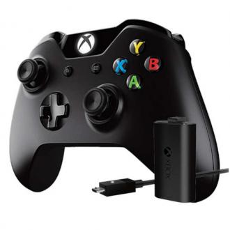  Microsoft Xbox One Wireless Controller + Kit Carga y Juega 5915 grande