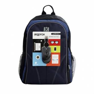  MOCHILA PORTATIL 15.6" APPROX APPNBBUNDLE4 + RATON OPTICO 125504 grande