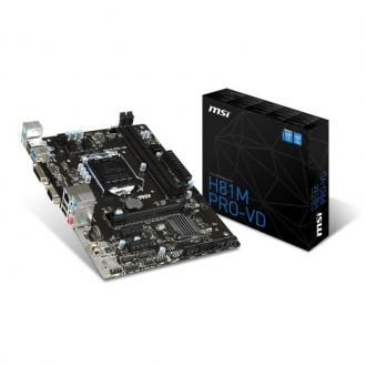  imagen de PB MSI 1150 H81M PRO-VD 93812