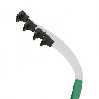  Nanoxia Cable 4 x SATA3 6Gb/s 85cm Acodado Verde 91203 grande