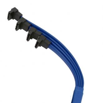  Nanoxia Cable 4 x SATA3 6Gb/s 85cm Acodado Azul 69035 grande