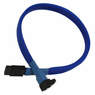  Nanoxia Cable SATA3 6Gb/s 30cm Acodado Azul 123060 grande